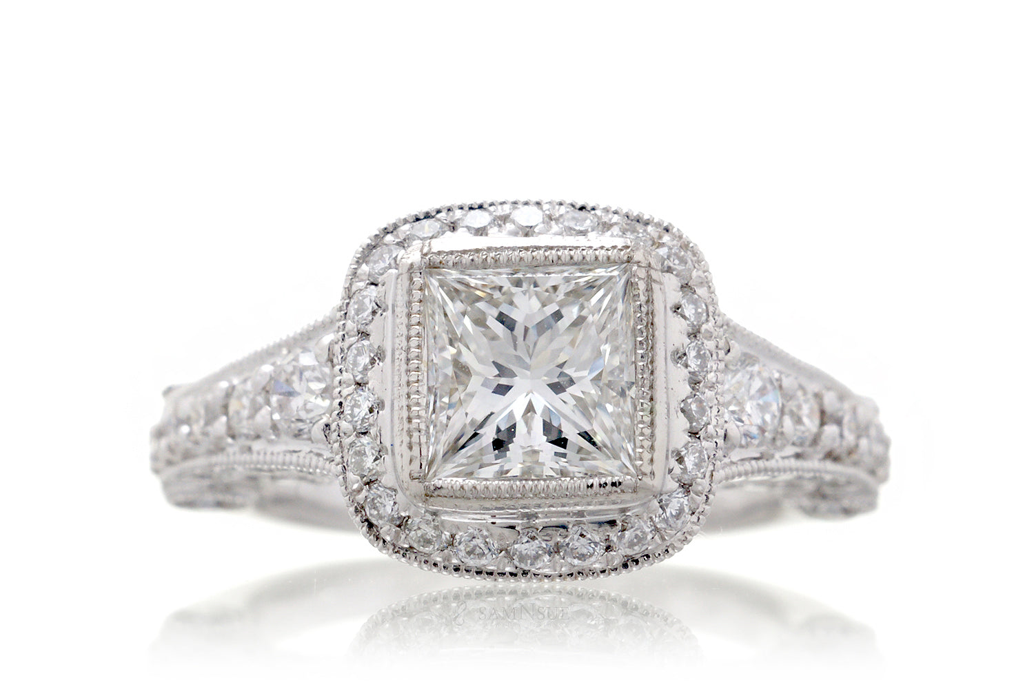 The Silva Princess Diamond Engagement Ring