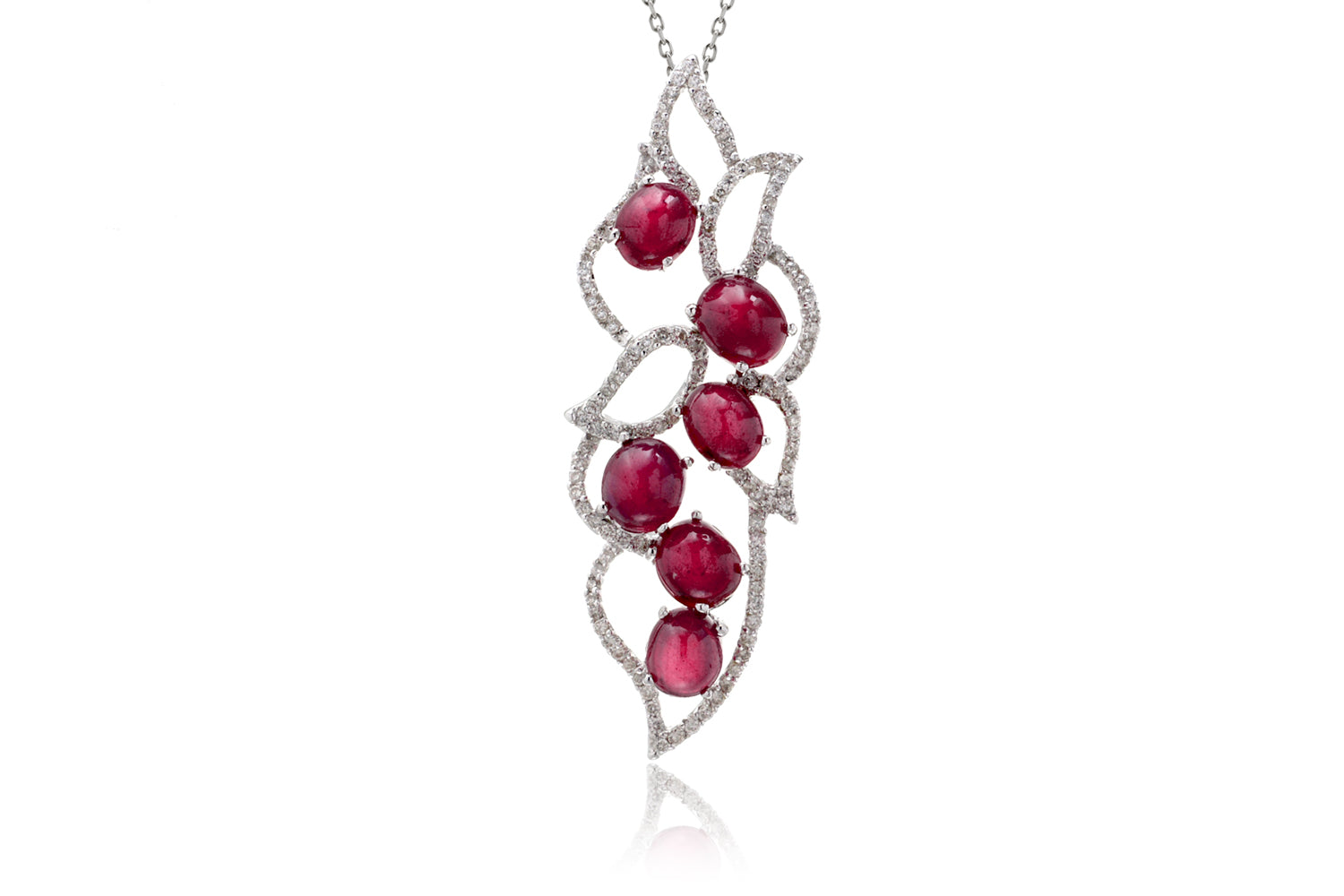 Ruby on sale cabochon necklace