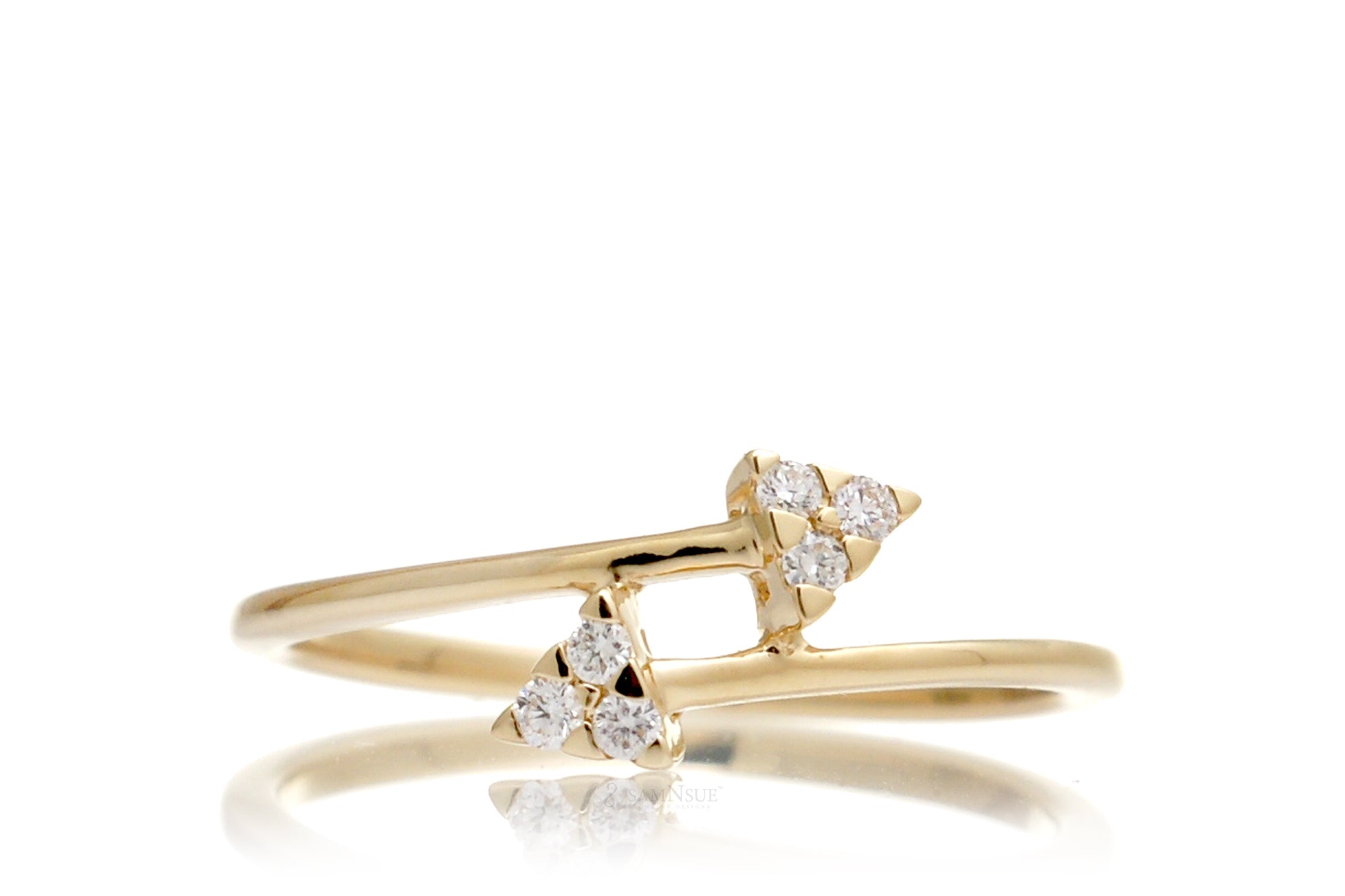 Arrow hot sale engagement ring