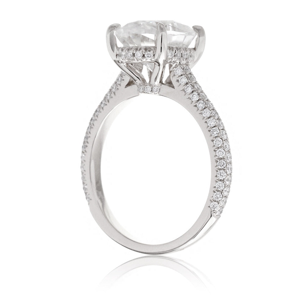 The Starlight Oval Diamond Ring