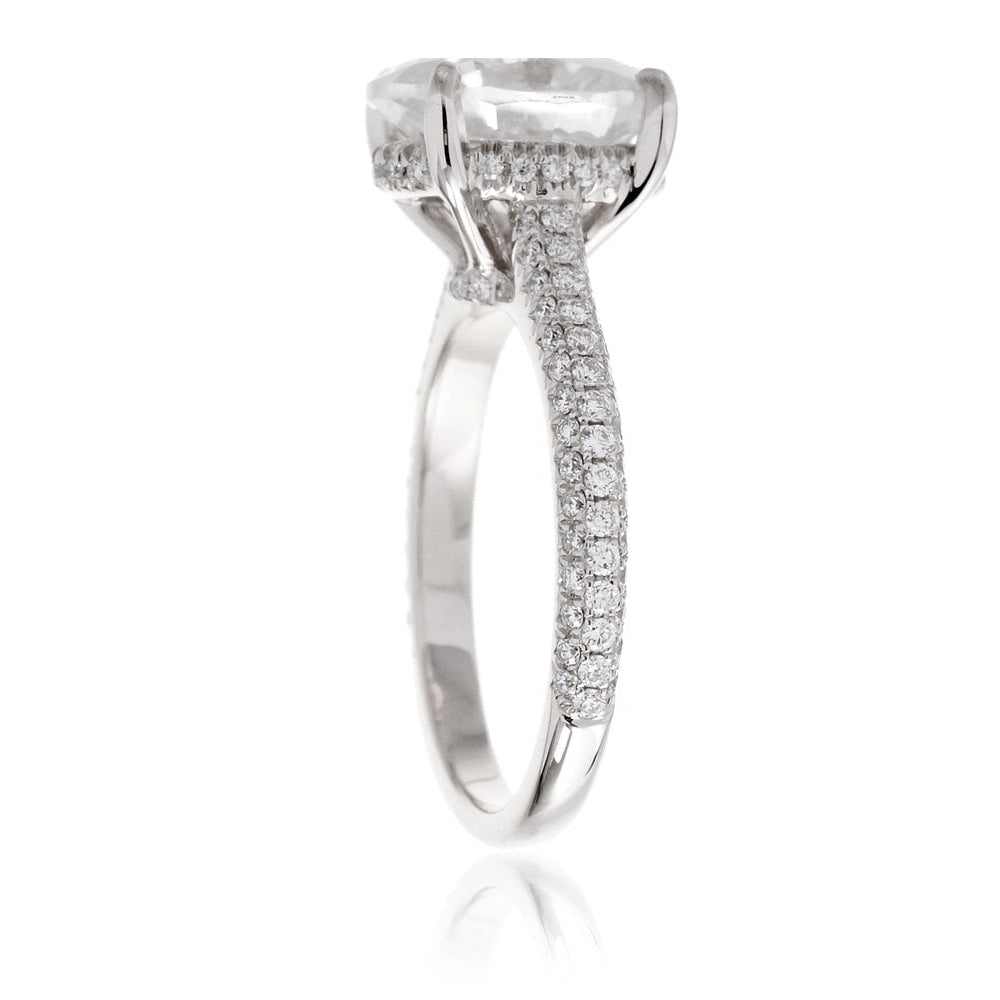 The Starlight Oval Diamond Ring