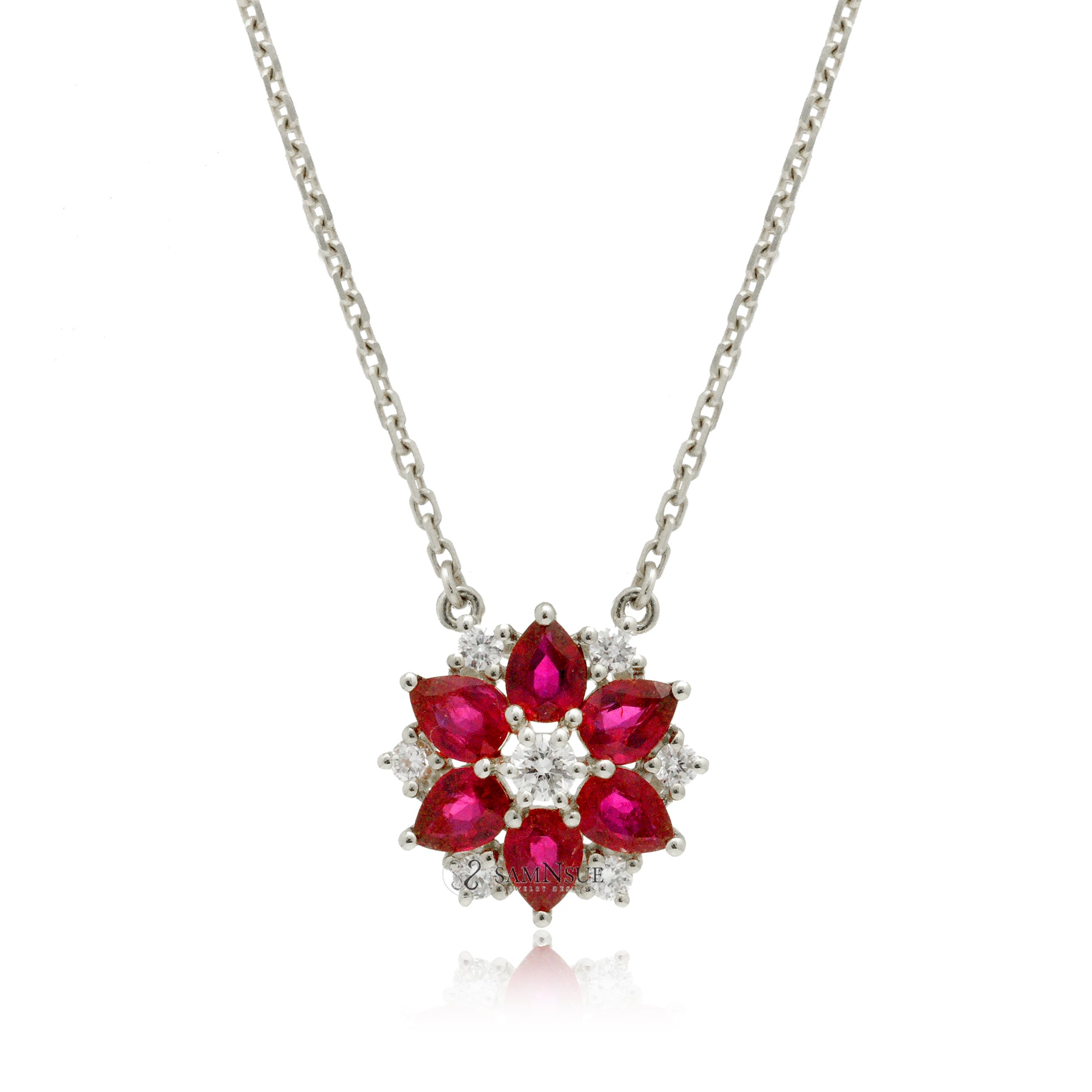 The Lotus Diamond Necklace