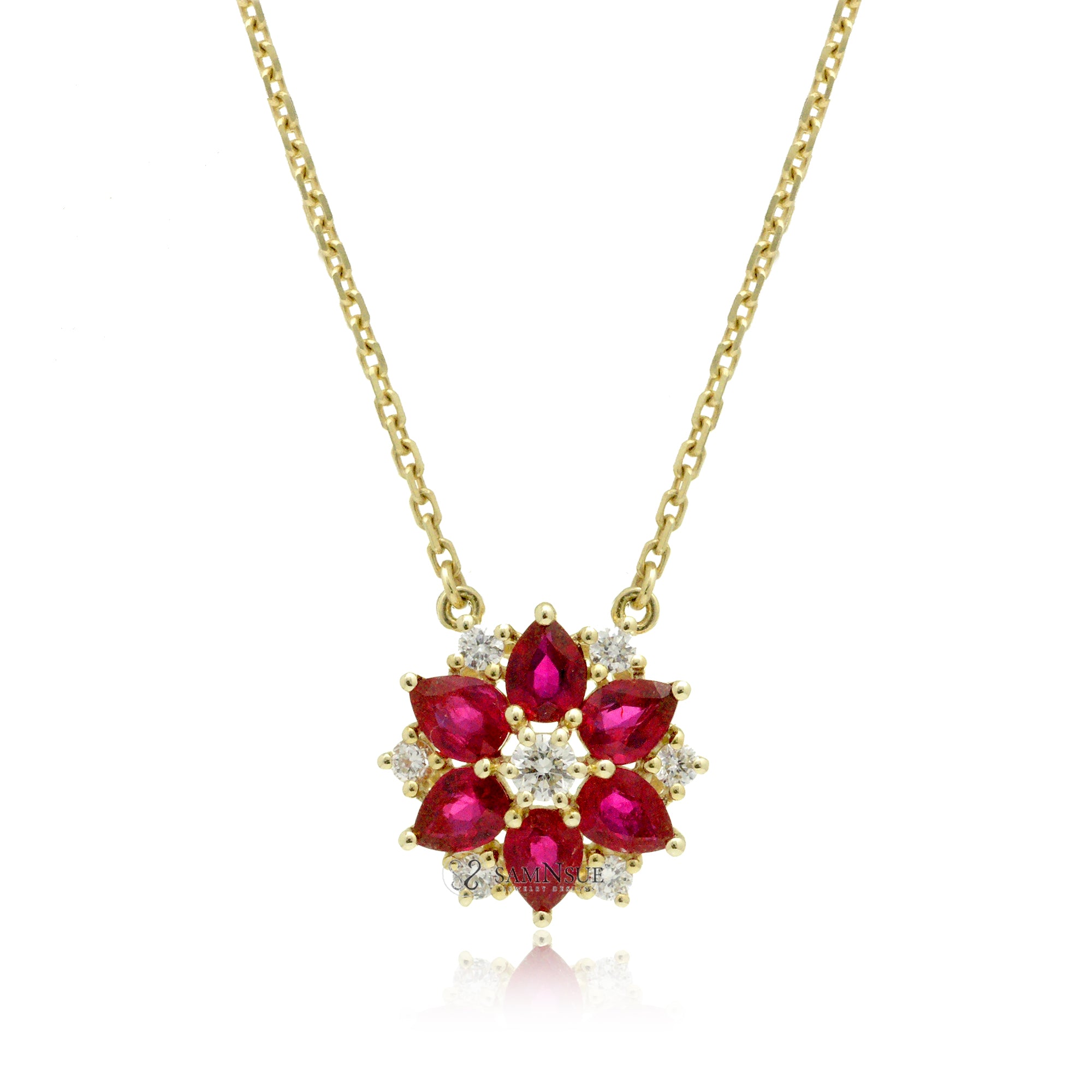 The Lotus Diamond Necklace