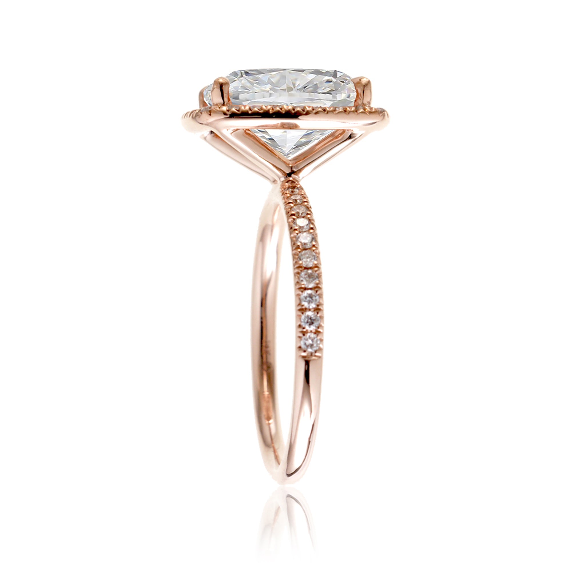 The Caitlin Cushion Diamond Ring (Lab-Grown)