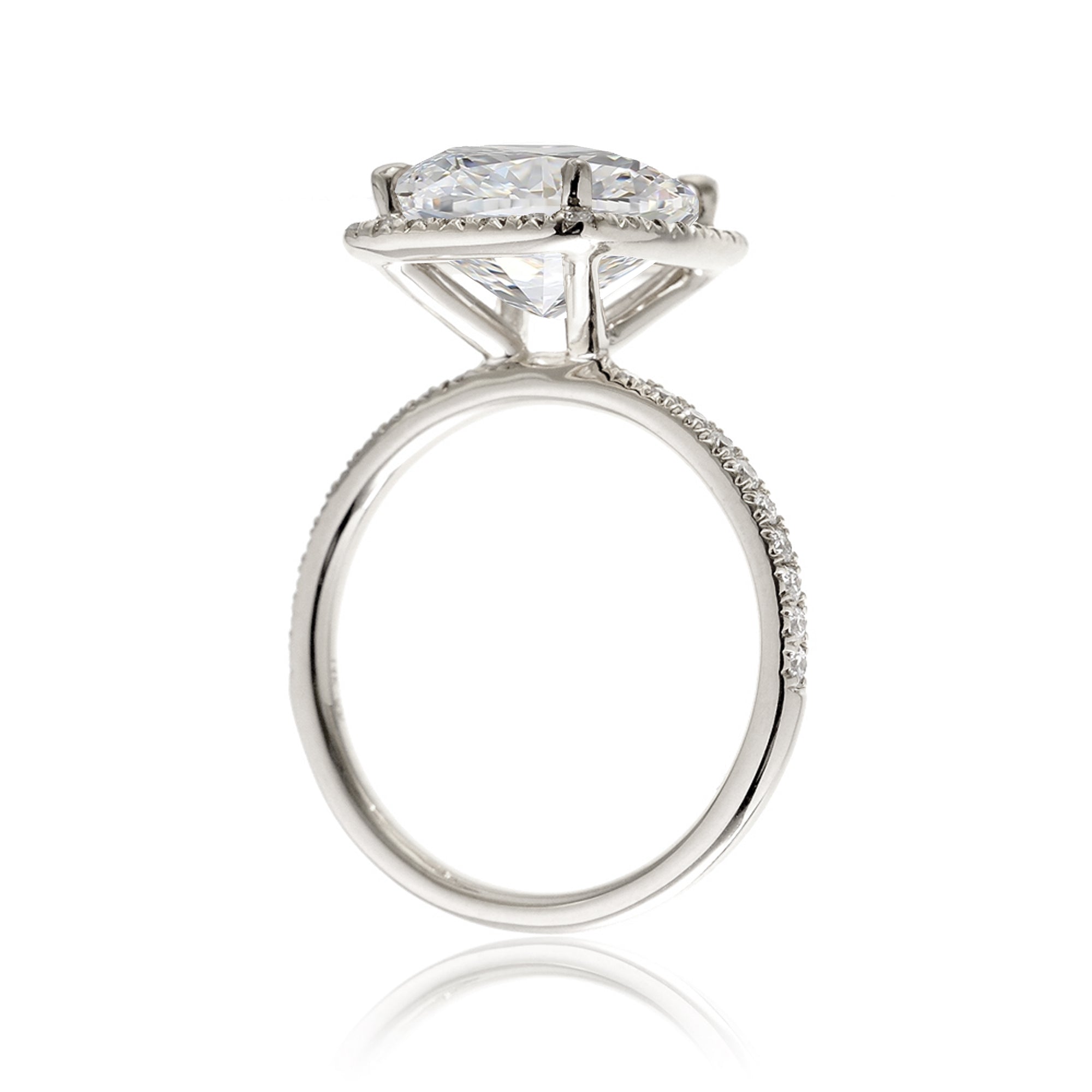 The Caitlin Cushion Moissanite Ring