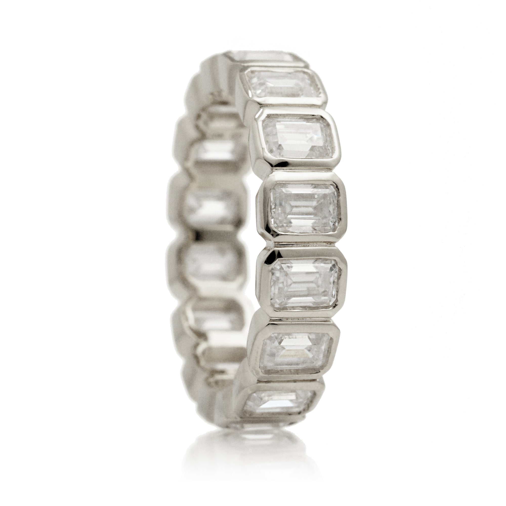 The Bella Emerald Cut Diamond Eternity