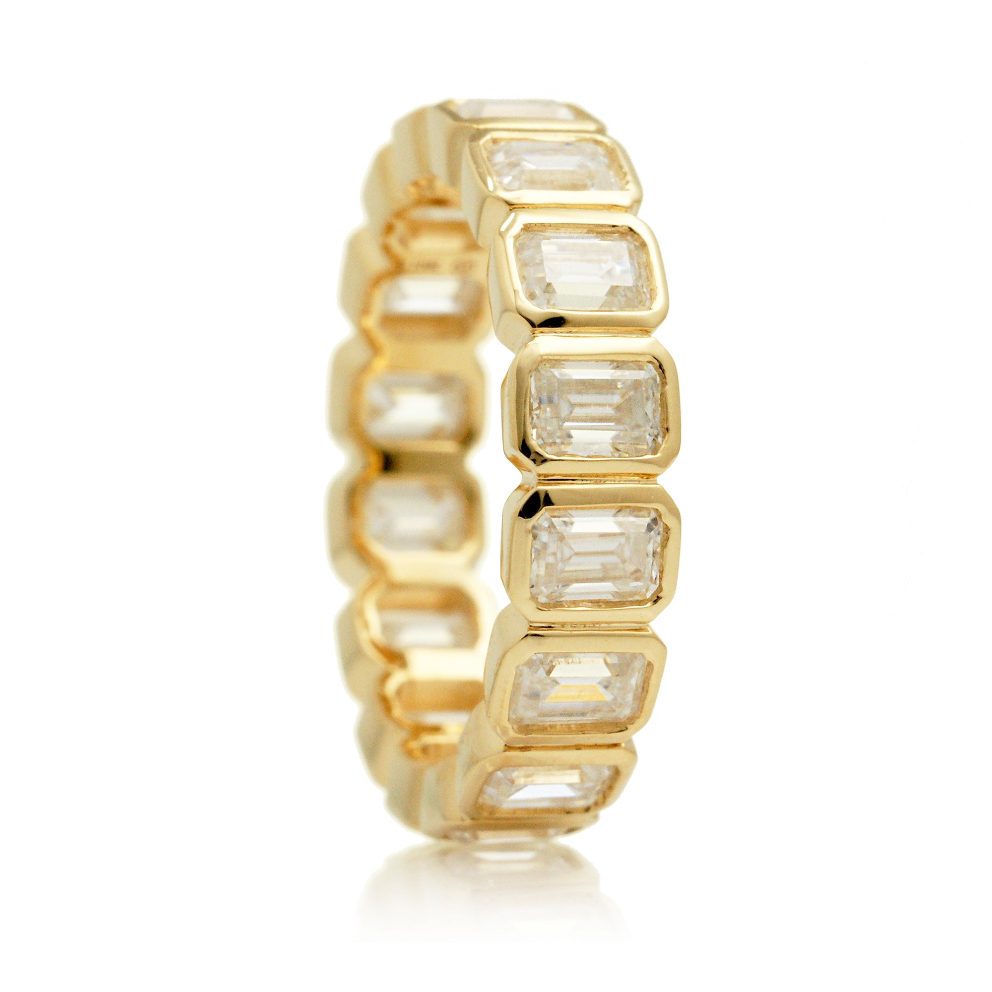 The Bella Emerald Cut Diamond Eternity