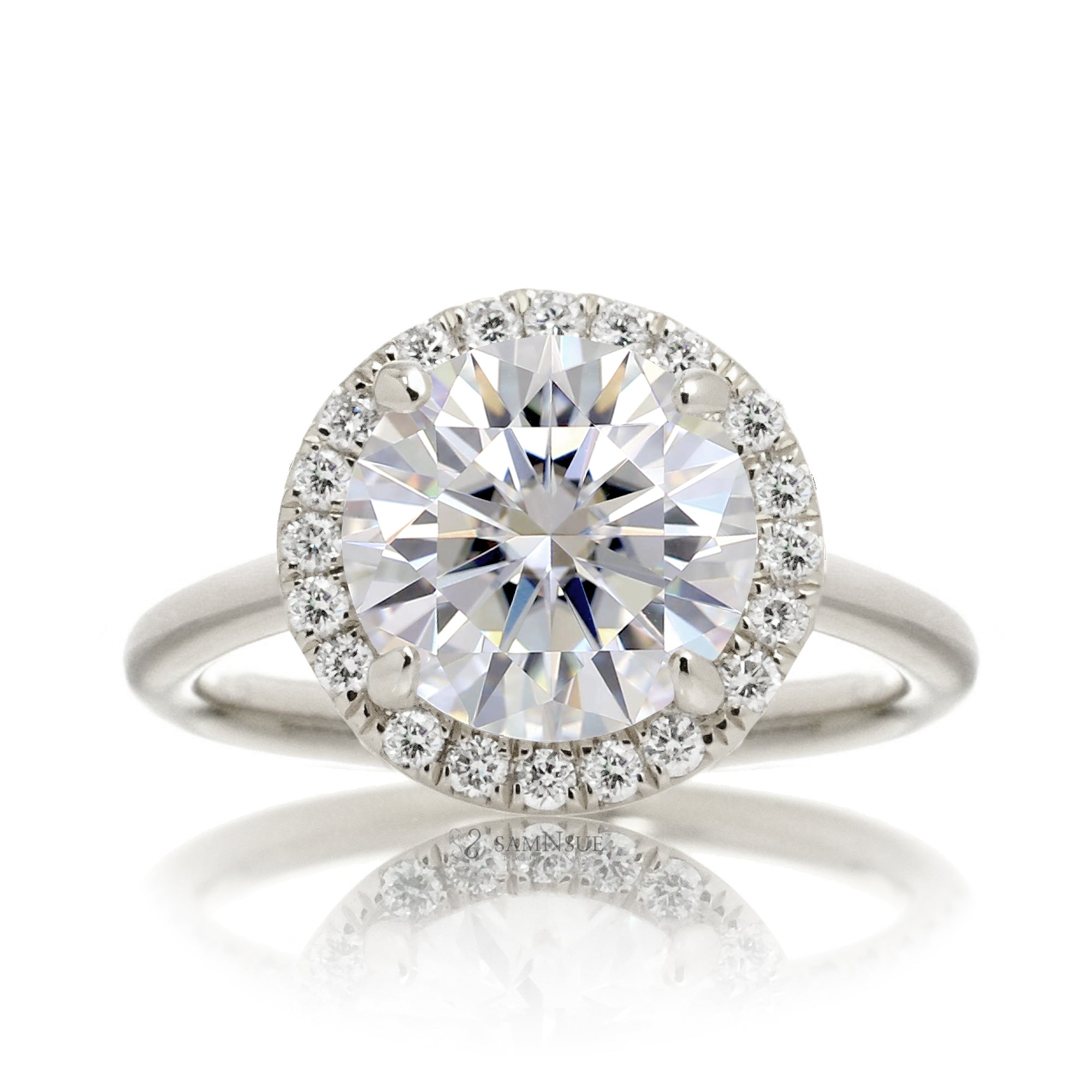 The Drenched Round Diamond Ring (Lab-Grown)