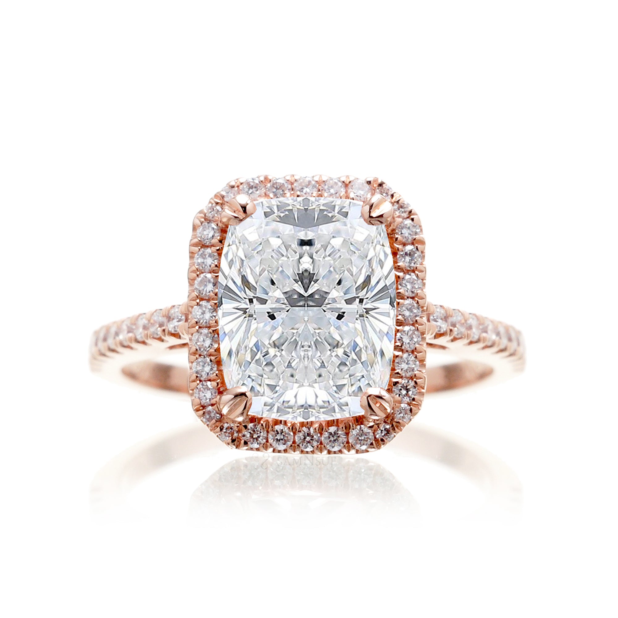 The Signature Cushion Cut Diamond Ring