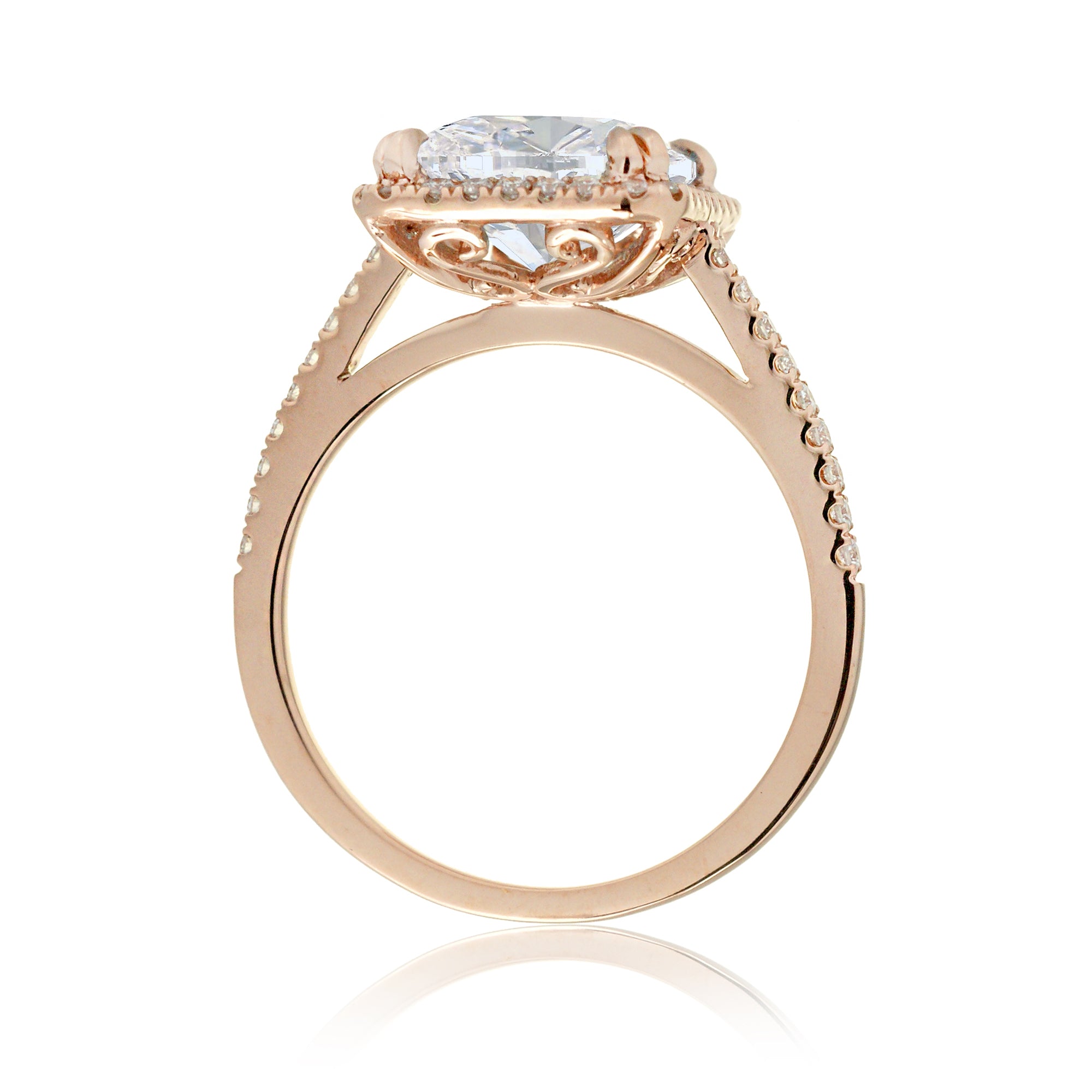 The Signature Cushion Cut Diamond Ring