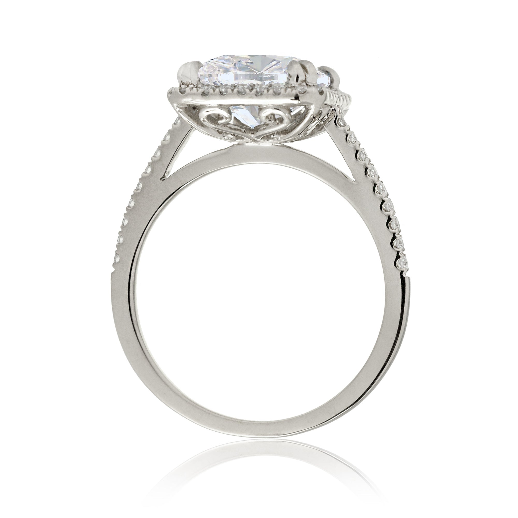 The Signature Cushion Cut Diamond Ring