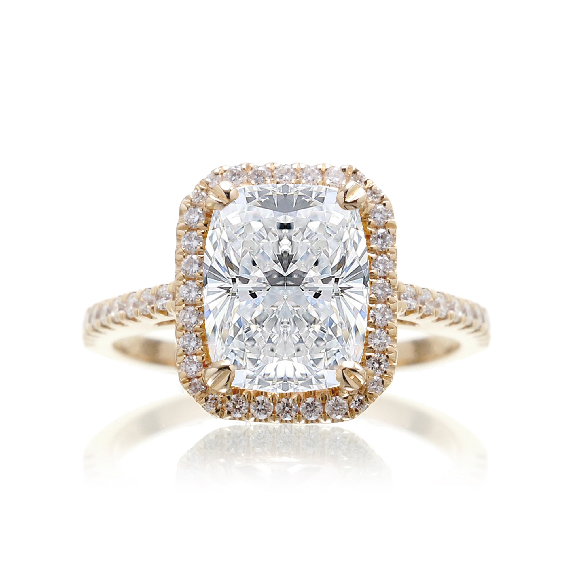 The Signature Cushion Cut Diamond Ring