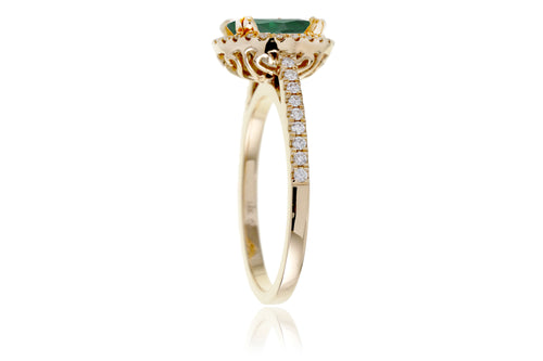 Green Emerald Rings And Engagement Rings