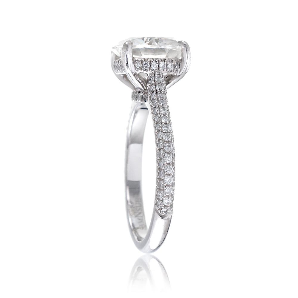 The Starlight Round Moissanite Ring