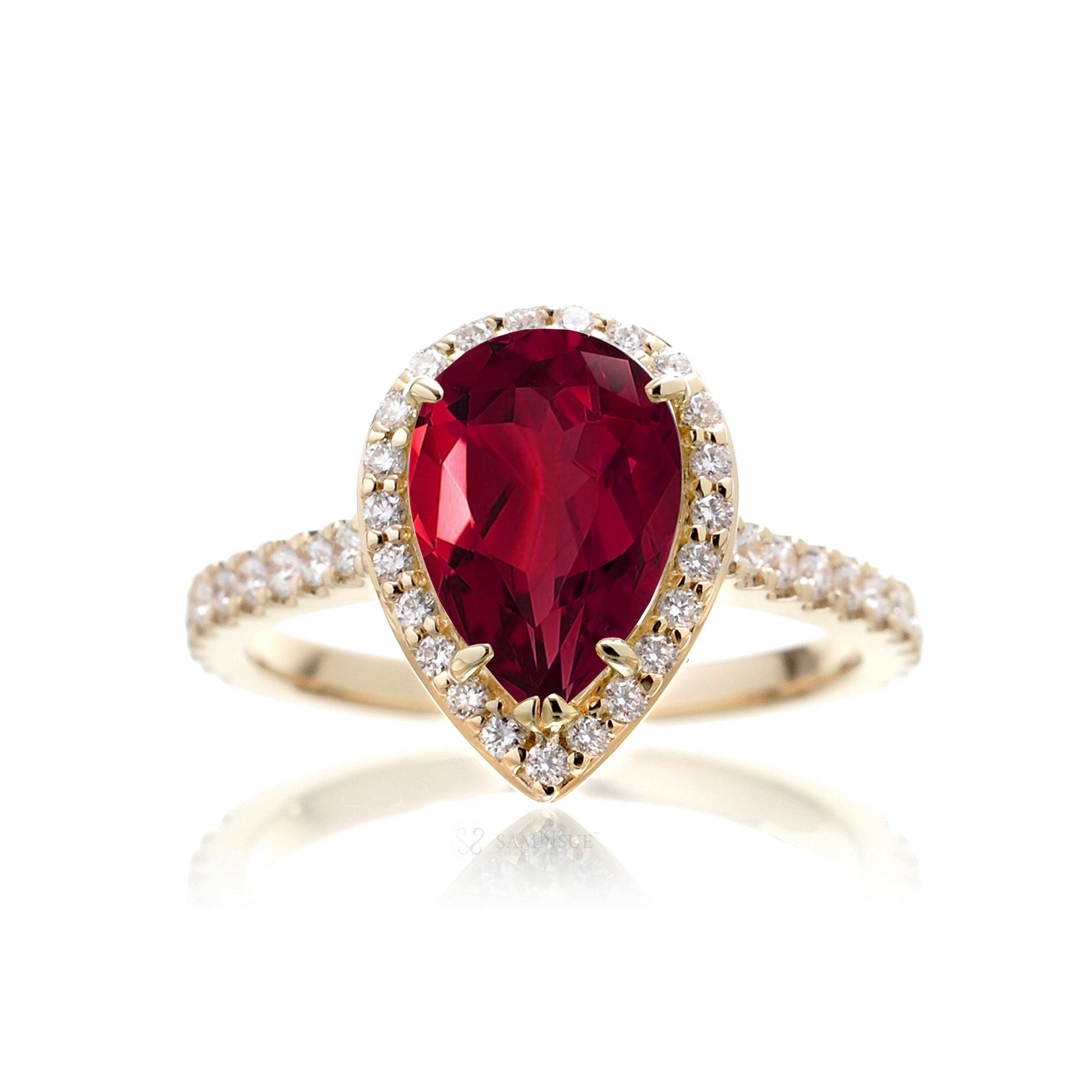 Ruby engagement sale rings under 500