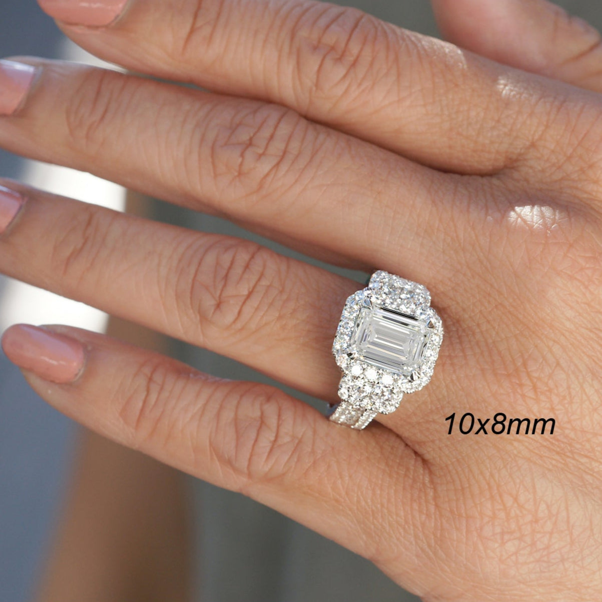 The Sydney Emerald Cut Diamond Ring