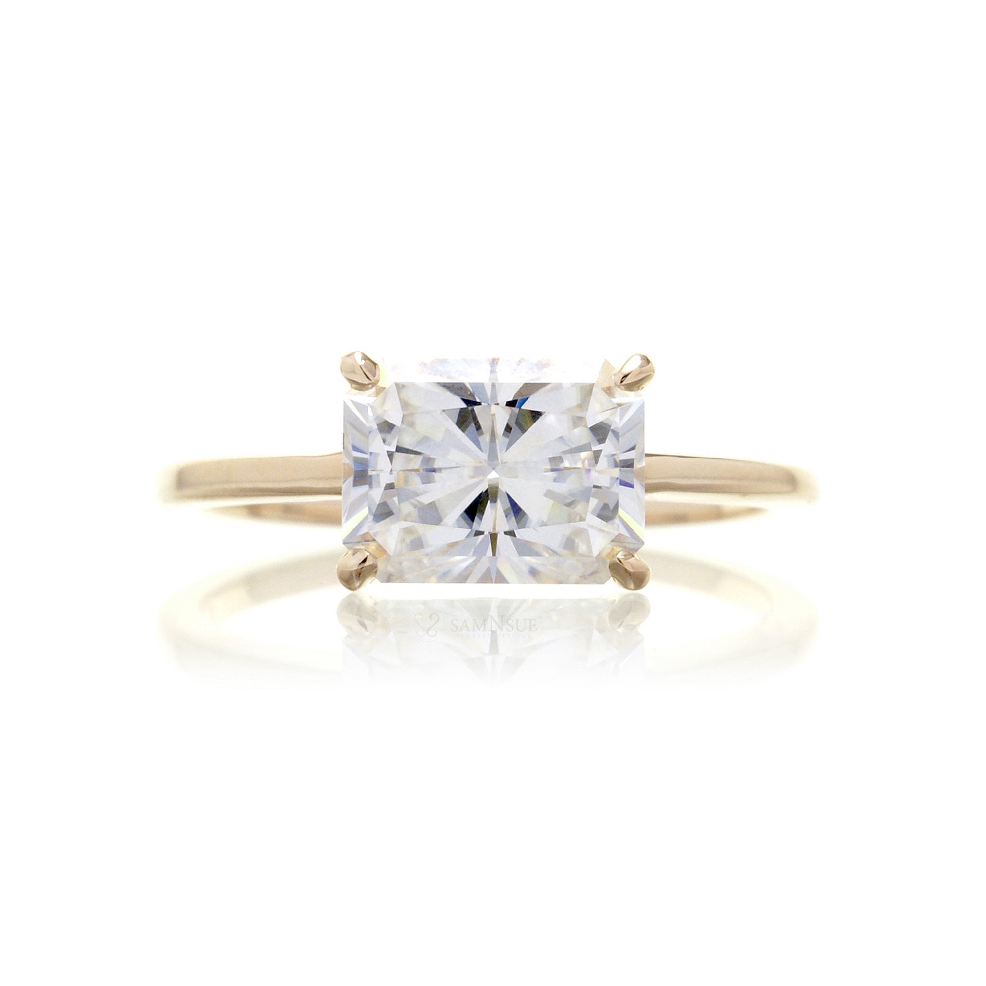 The Lynn Radiant Moissanite